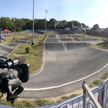 Agence Kervert Plateau camera championnat de France BMX 2018