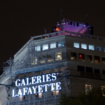 Concert Charlie Winston sur le toit des Galeries Lafayette