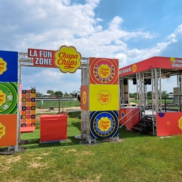 Stands Chupa Chup's juin juillet août 2025
