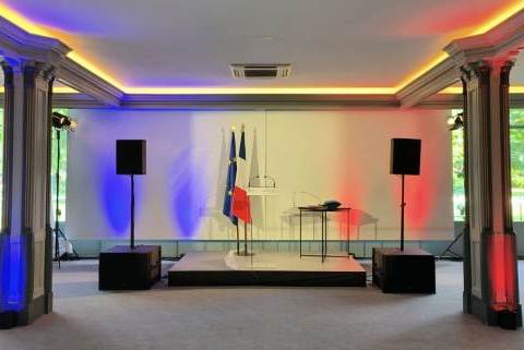 Prestation au pavillon ledoyen